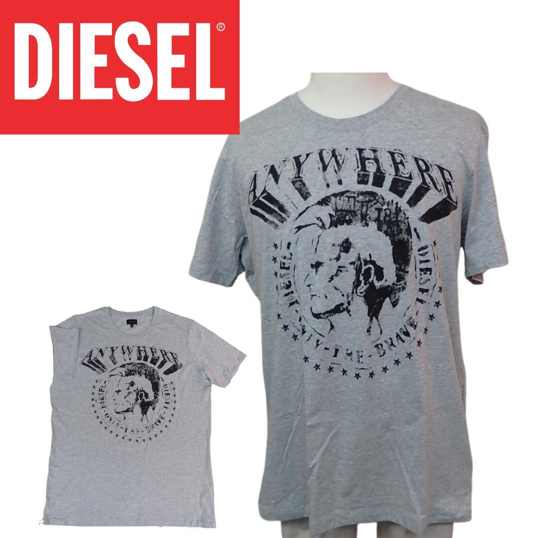 ディーゼル/DIESELクルーネックTシャツ　ANIWHERE　XLサイズ