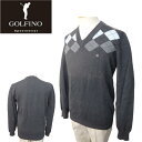 GOLFINO/ゴルフィーノ メンズ長袖ニット 1810242【GOLFINO/海外一流メーカー】