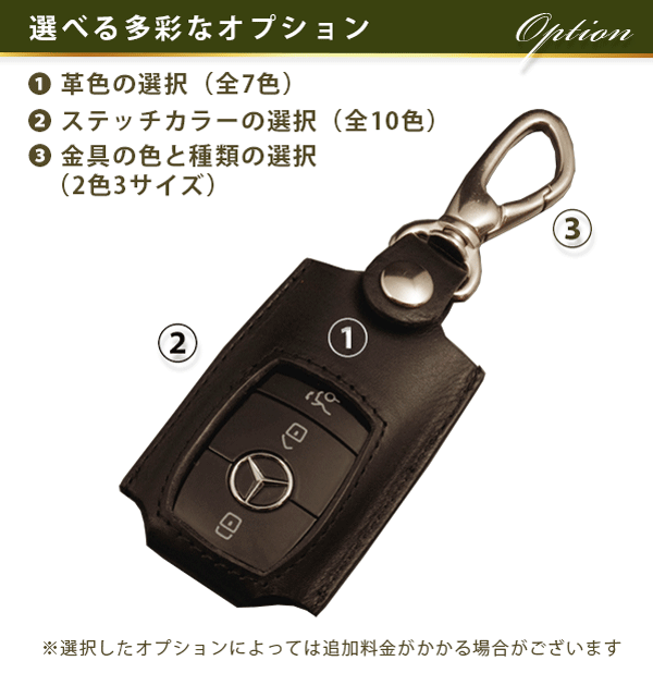 スマートキーケース レザー 本革 Mercedes-Benz メルセデス・ベンツ A B C E S G CLA CLS GLA GLB GLC GLE GLS クラス スマートキーケース キーカーバー 本革 レザーケース キーホルダー 日本製 オーダーメイド 専用設計 メール便 送料無料 メンズ レディース 納車祝い