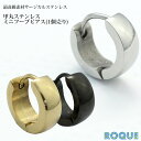 ステンレスミニリングピアス フープピアス 甲丸(1個売り)◆選べる福袋対象◆◆オマケ革命◆