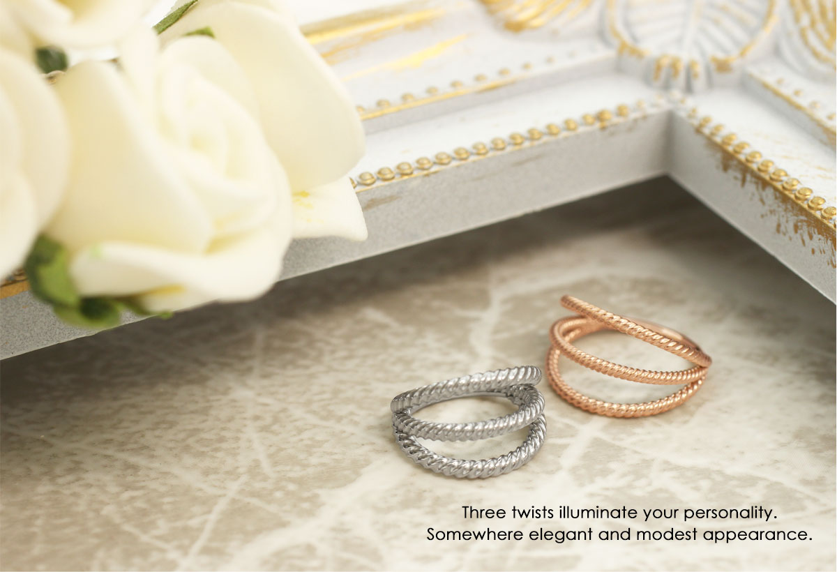 ボディピアス 18G 16G 14G 3ラインツイスト ワンタッチ セグメントクリッカー(1個売り)◆オマケ革命◆