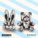 ボディピアス 20G 18G 16G 14G 対応 うさぎ&クマ カスタマイズ チャーム(1個売り)◆オマケ革命◆