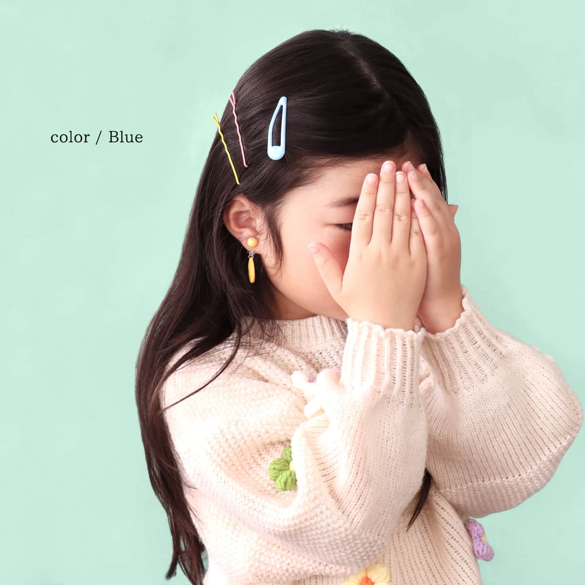 (キッズ用) パステルカラー ヘアクリップ ヘ...の紹介画像3