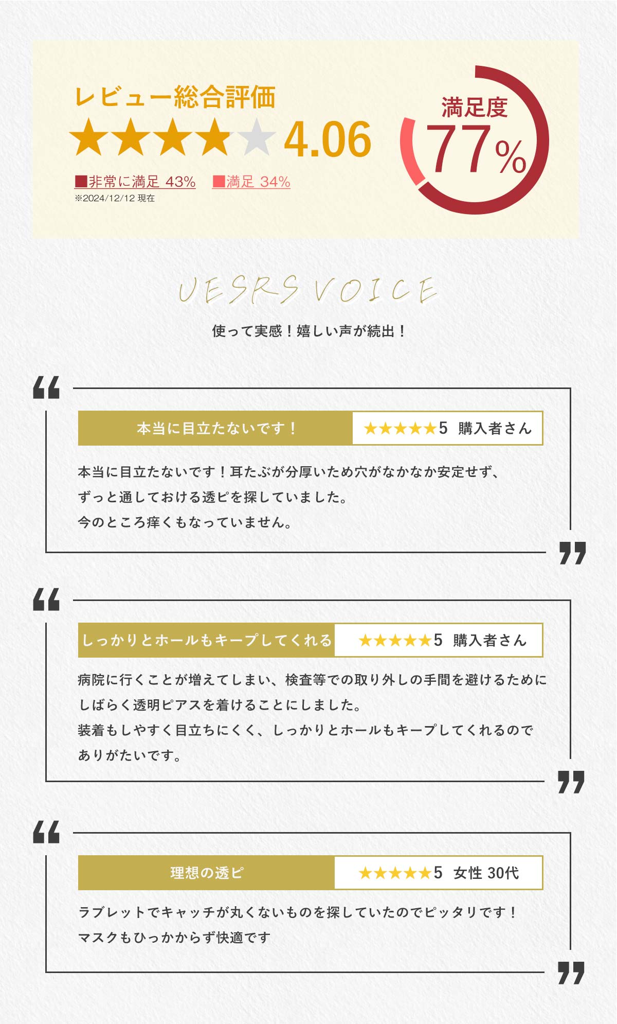 透明ピアス 16G 14G アクリル樹脂素材 透明プッシュタイプピアス 簡単装着 差し込み式 ラブレットスタッド(1個売り)◆オマケ革命◆