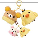 【LITE RILAKKUMA ＆ KORILAKKUMNA Ball Pouch Twin】 ゴルフのライト リラックマ ＆ コリラックマ ボールポーチツイン ゴルフボール2個まで収納できます。 *本商品は取り寄せとなりますので納期にご理解をいただき、ご注文後のキャンセルやご変更はお断りいたします。 コリラックマとキイロイトリ コリラックマとキイロイトリのツインセットです。　