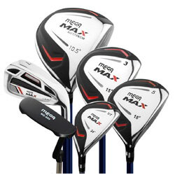 【MEGA MAX Club Set】 優れた安定感と飛びを メガ マックス クラブセット 12本 (3Wood・1UT・7Iron・Putter) 【送料無料】【smtb-k】【kb】