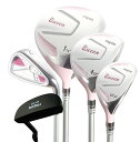 【レディース】【MEGA Queen Club Set】 やさしさを実現 メガ クィーン クラブセット 10本 (2Wood・1UT・6Iron・Putter)...