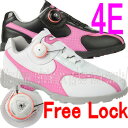 【在庫処分価格】【ダイヤル フリーロック】【レディース】【MEGA Walking Spikeless Golf Shoes】 メガ スパイクレス ウォーキング スパイクレス ゴルフシューズ 【MG-66】 02P05Nov16