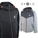 ビビコ ブルゾン メンズ 秋冬用 グレー 黒 L LL 15-3108-01【 あす楽 送料無料 】 [ BBCO パーカー パーカーブルゾン ダンボールニット...
