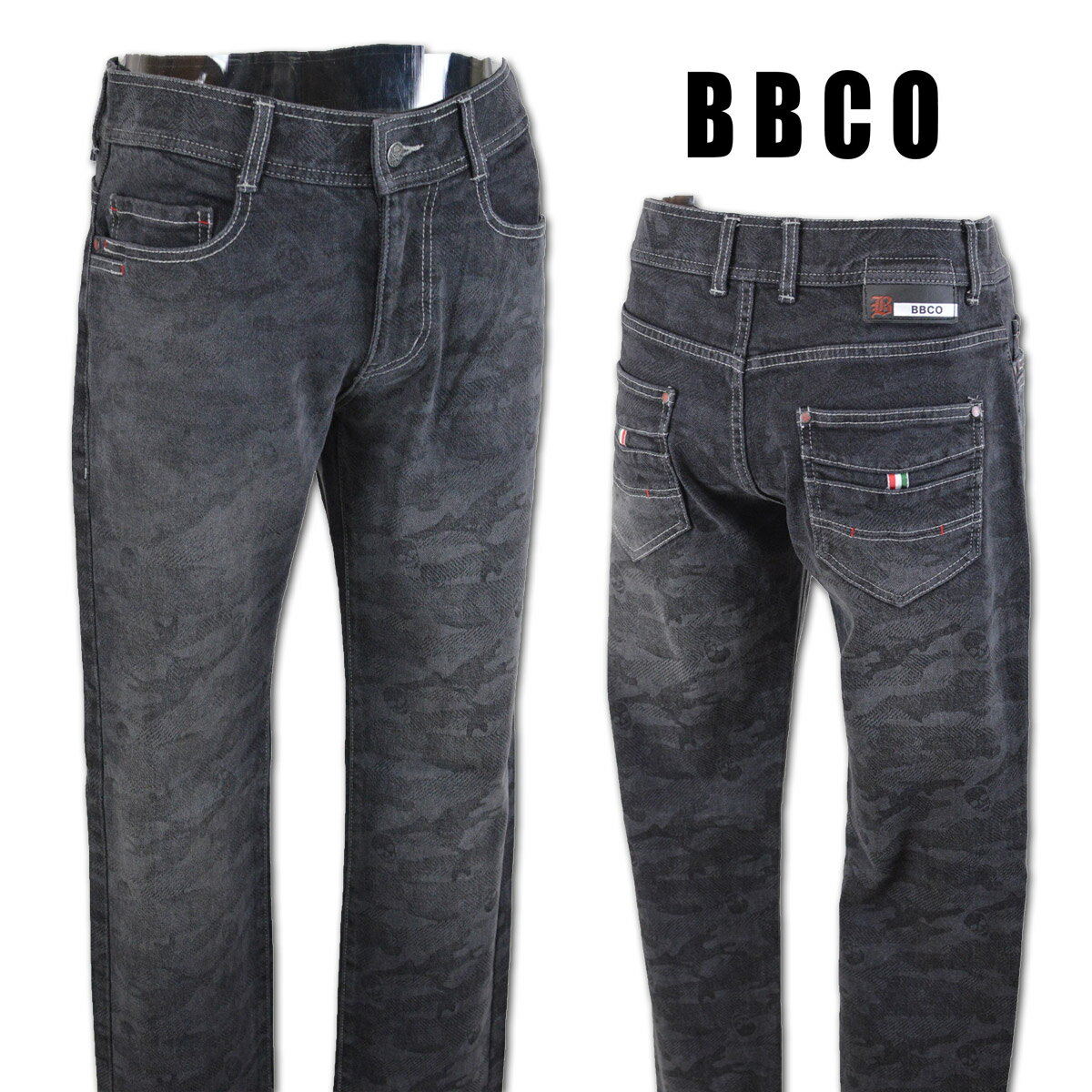 楽天ROUND OVERビビコ ジーンズ メンズ 秋冬用 グレー 黒 W82 W85 W88 15-5305-01-05【 あす楽 送料無料 】 [ BBCO ジーパン デニム 大きいサイズ かっこいい おしゃれ プレゼント ギフト セール アウトレット アンジェロジャパン クリスマス ]