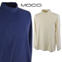 モコ 長袖タートルネックシャツ メンズ 秋冬用 白 紺 M L LL 212202710【 あす楽 送料無料 】[ MOCO ゴルフウェア ゴルフ ウェア go...