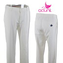 クランク パンツ メンズ 春夏用 白 cl5ktd65【 あす楽 送料無料 】[ CLUNK ゴルフウェア ゴルフ パンツ ストレッチ 吸汗速乾 おしゃれ かっ...