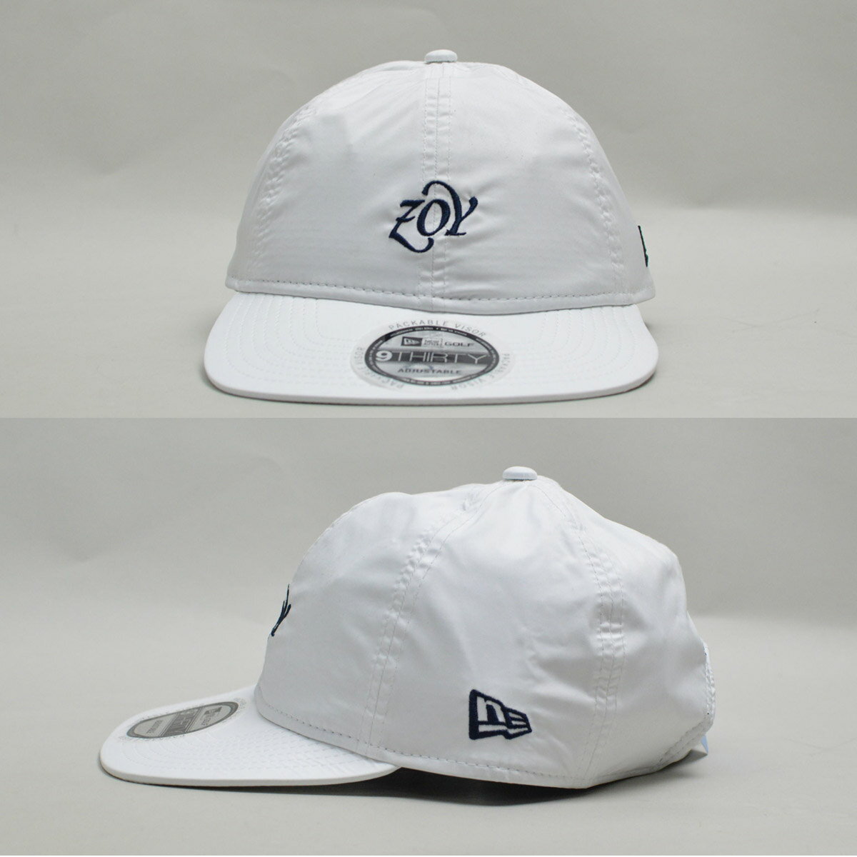 しています Zoy New Era ニューエラ ギフト かっこいい おしゃれ Golf ゴルフ ウェア プレゼント レア 父の日 母の日 ｒｏｕｎ レインキャップ メンズ レディース 白 紺 ゾーイ ゾイ キャップ 帽子 タグに Rafkaup Is