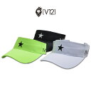 V12 サンバイザー メンズ STAR VISOR 黒 白 イエロー v122210cp13【 あす楽 送料無料 】[ ヴィトゥエルヴ バイザー V12 ギフト...