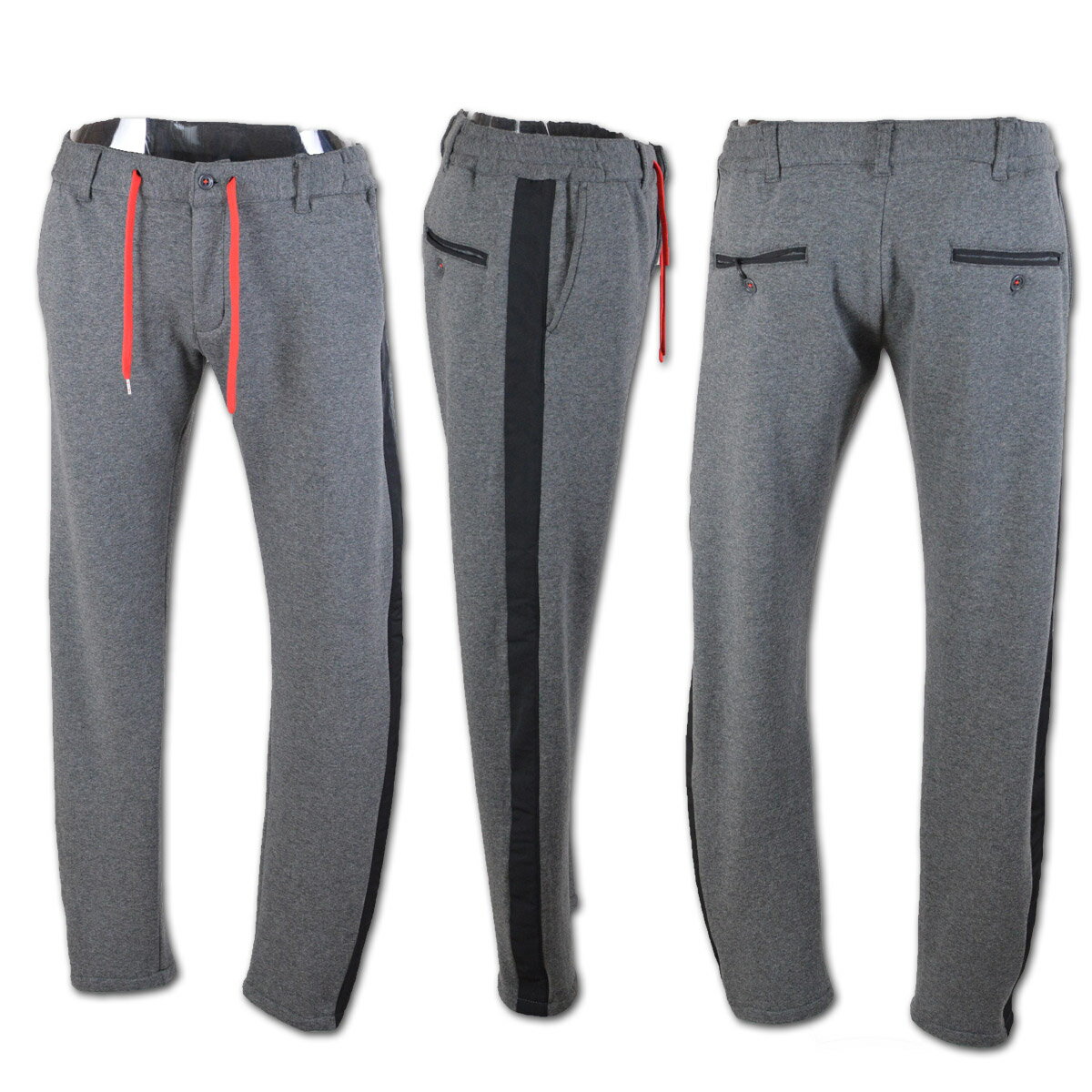 ジーノ パンツ メンズ 秋冬用 グレー 黒 M L LL W100 15-5302-02【 あす楽 送料無料 】 [ gino 大きいサイズ ゴルフ かっこいい おしゃれ ゆったり プレゼント ギフト golf セール アウトレット ]