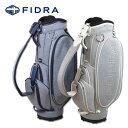 フィドラ キャディバッグ メンズ 白 紺 グレー fd5mnc01 【 あす楽 送料無料 】[ FIDRA ゴルフ キャディバック ゴルフバッグ 9インチ 9型...