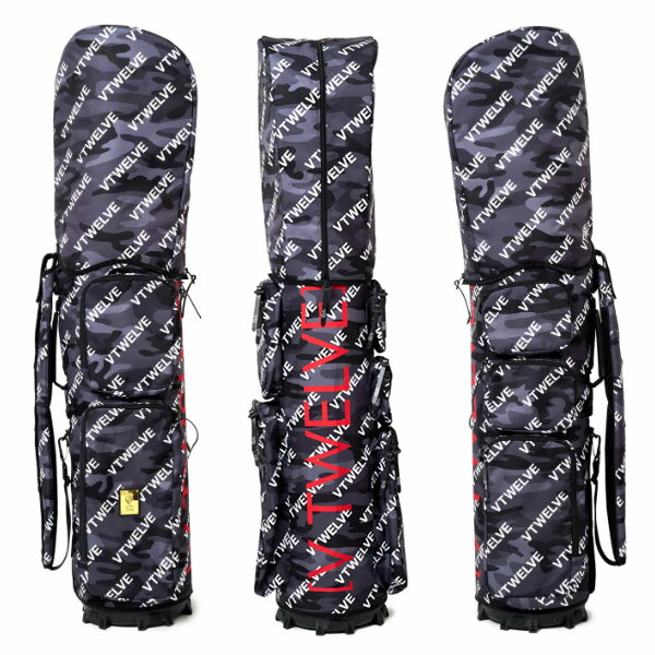 V12 キャディバッグ メンズ VET 9.5 黒 9.5インチ v122220cv02ms【 あす楽 送料無料 】[ ヴィトゥエルヴ 着せ替え 9.5型 ゴルフバッグ キャディバック ギフト golf ゴルフ 新作 プレゼント レア ]