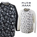 muta MARINE GOLF 長袖プルオーバー メンズ 秋冬用 白 黒 M L mmbc220219s【 あす楽 送料無料 】[ ムータ マリン 長袖 プル...