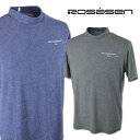 ロサーセン 半袖ハイネックシャツ メンズ 春夏用 紺 グレー M L LL 047-28441【 あす楽 送料無料 】 ROSASEN ゴルフ ゴルフウェア 半袖 ハイネック モックネック モックシャツ モック 大きいサイズ かっこいい プレゼント 半袖モック セール アウトレット 父の日