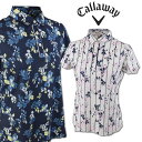 キャロウェイ 半袖ポロシャツ レディース 春夏用 紺 白 S M L c23134204【 あす楽 送料無料 】 [ callaway ゴルフウェア ゴルフ g...