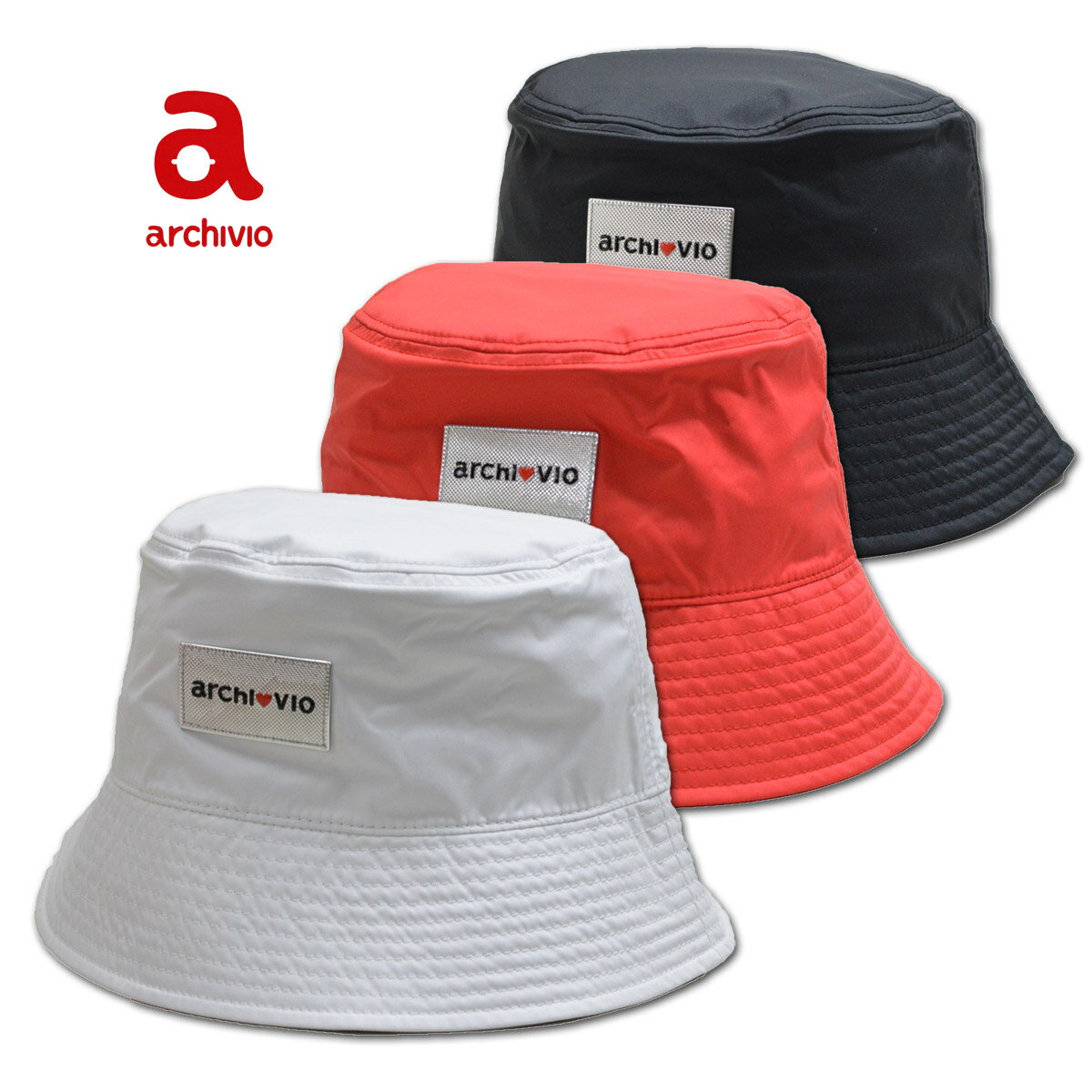 アルチビオ ハット帽子 レディース 黒 白 赤 250206【 あす楽 送料無料 】 [ archivio ゴルフ ゴルフウェア ゴルフウエア ウェア ハット 帽子 レディス かわいい おしゃれ キュート ]