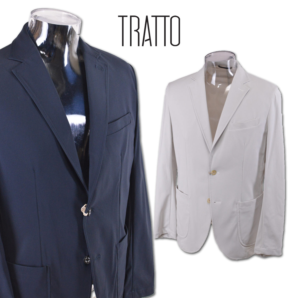 トラット ジャケット メンズ 春夏用 グレー 紺 M L 314991213【 あす楽 送料無料 】[ TRATTO ゴルフ ゴルフウェア テーラードジャケット かっこいい おしゃれ 新作 大きいサイズ プレゼント ギフト セール アウトレット 父の日 ]のサムネイル