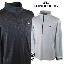 J.リンドバーグ プルオーバー メンズ 春夏用 黒 グレー M L 071-38319【 あす楽 送料無料 】 [ J.LINDEBERG Jリンドバーグ ジェ...