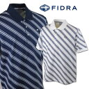 フィドラ 半袖ポロシャツ メンズ 紺 白 M L LL fd5ptg09【 あす楽 】[ FIDRA 半袖 ポロシャツ ストレッチ ゴルフウェア ゴルフ レア ...
