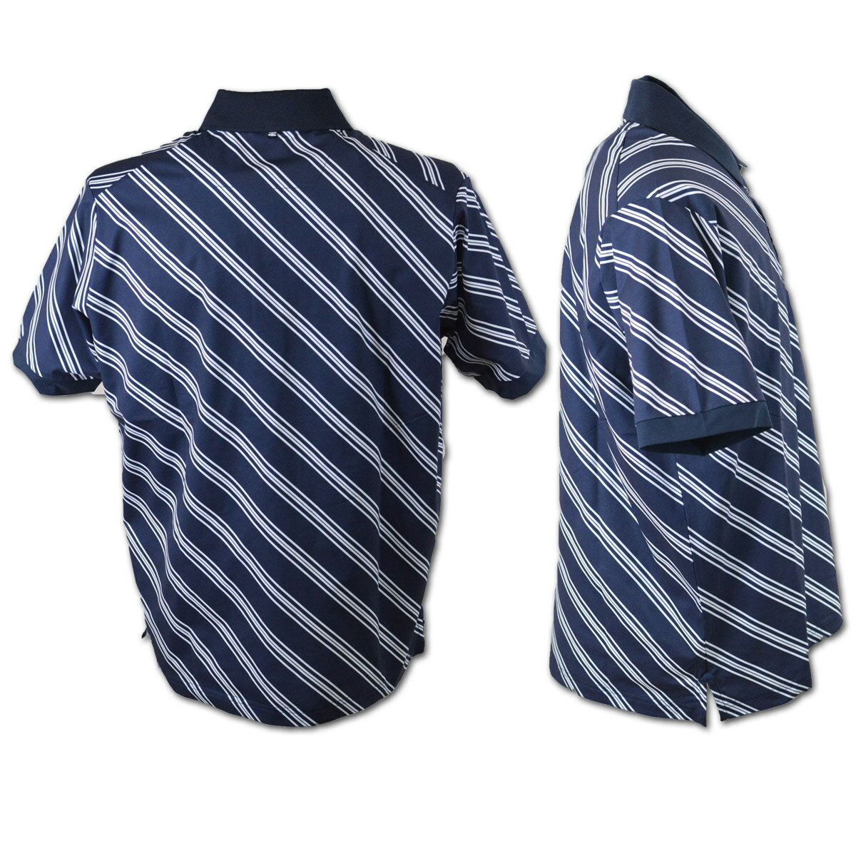 フィドラ 半袖ポロシャツ メンズ 紺 白 M L LL fd5ptg09【 あす楽 】[ FIDRA 半袖 ポロシャツ ストレッチ ゴルフウェア ゴルフ レア プレゼント ギフト 夏 セール アウトレット クリスマス ]