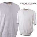 バーニヴァーノ 半袖セーター メンズ 春夏用 白 M L msw4709-01【 あす楽 送料無料 】[ BARNI VARNO バーニバーノ ヴァーノ 半袖 ...