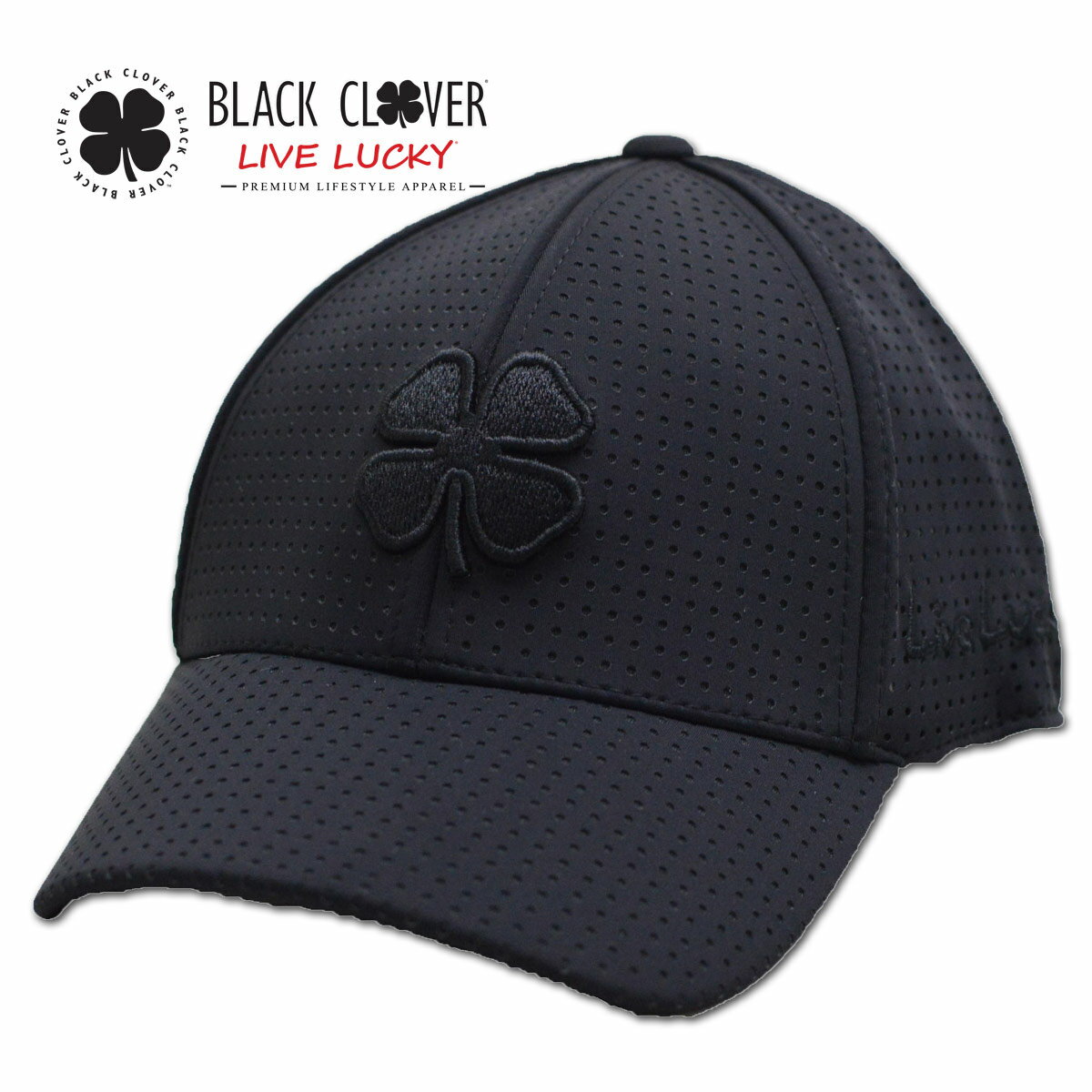 ブラッククローバー キャップ帽子 メンズ 黒 perf2【 あす楽 送料無料 】 [ 帽子 キャップ ゴルフウェア golf ゴルフ BLACK CLOVER かっこいい おしゃれ 新作 レア ]