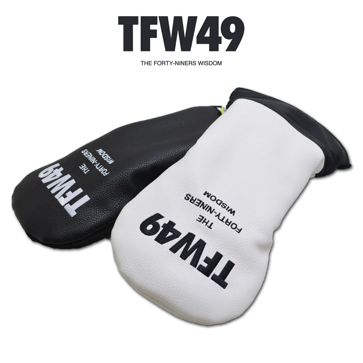 TFW49 ヘッドカバー ドライバー メンズ 白 黒 t132310002【 あす楽 送料無料 】 [ ゴルフ 1W HEAD COVER 01 junhashimoto ジュンハシモト カジュアル 新作 ギフト プレゼント 即納 ]のサムネイル