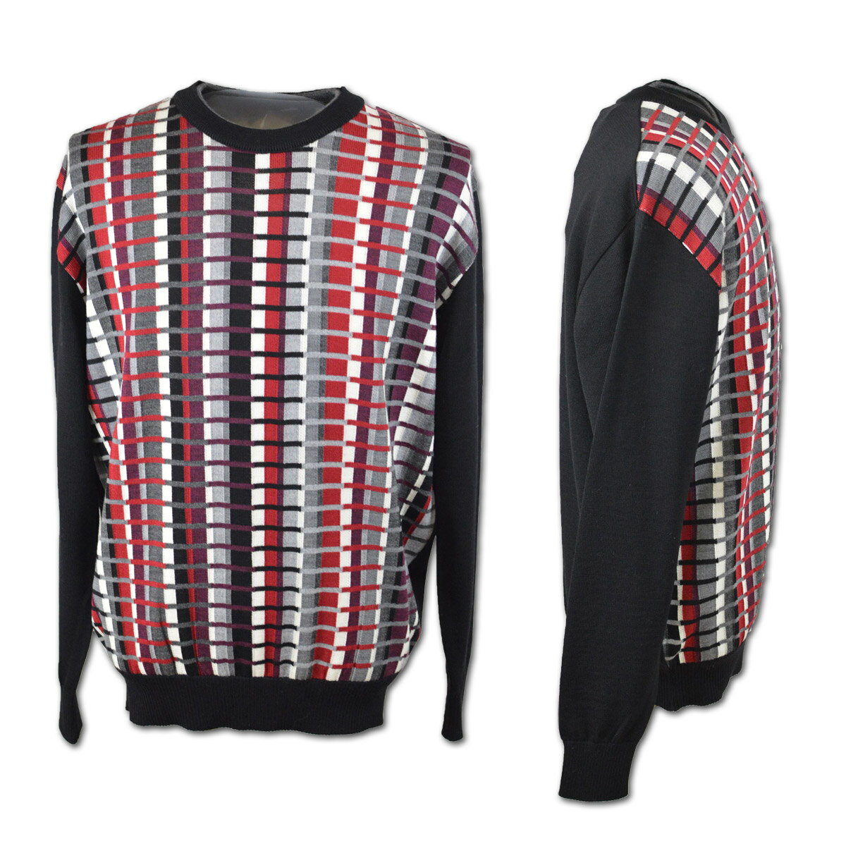 アンジェロ セーター メンズ 秋冬用 黒 L LL 25-7001-04-05【 あす楽 送料無料 】 [ ANGELO 長袖 大きいサイズ ゴルフ かっこいい おしゃれ ゆったり プレゼント ギフト セール アウトレット ]