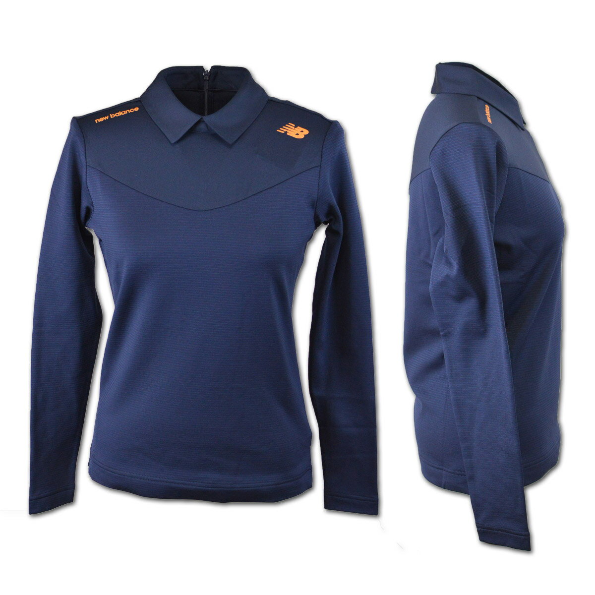 ニューバランス 長袖ポロシャツ レディース 秋冬用 グレー 紺 S M L 012-3269501【...