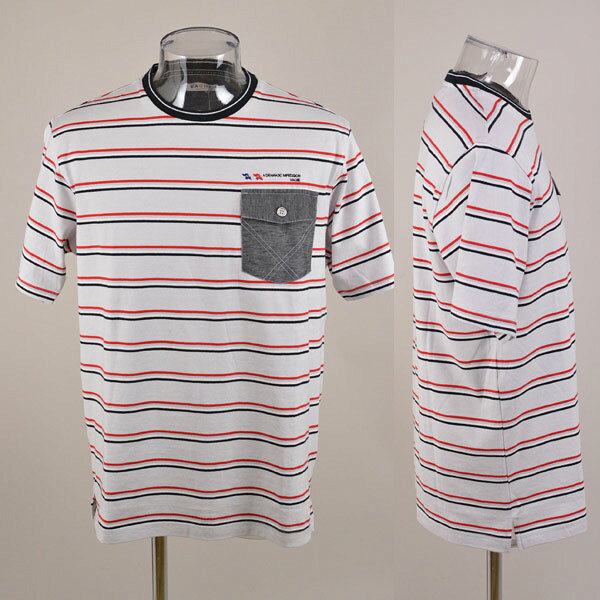 バジエ 半袖Tシャツ メンズ 春夏用 グレー 紺 M L 9220-2571【 あす楽 送料無料 50%OFF 】[ VAGIIE 半袖 Tシャツ ネイビー 日本製 旅行 かっこいい おしゃれ ギフト 高級 大きいサイズ プレゼント 夏 アウトレット セール sale ルームウェア ] auc-roundover-10019364 ROUND OVER サンプル画像2