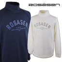 ロサーセン 長袖ハイネックシャツ メンズ 秋冬用 白 紺 M L LL 044-29012【 あす楽 送料無料 】 [ ROSASEN ゴルフ ゴルフウェア 長...