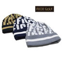 フィッチェゴルフ ニット帽 メンズ 秋冬用 黒 紺 グレー 229600【 あす楽 送料無料 】 FICCE GOLF ゴルフウェア ゴルフ golf 帽子 ニット ニットキャップ おしゃれ かっこいい ギフト プレゼント 紳士 セール アウトレット 父の日