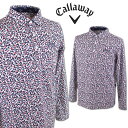 キャロウェイ 長袖ポロシャツ メンズ 秋冬用 白 M L LL c23233107-1030【 あす楽 送料無料 】 callaway ゴルフウェア ゴルフ golf キャラウェイ 長袖 ポロシャツ ポロ シャツ 大きいサイズ ギフト プレゼント セール アウトレット 父の日