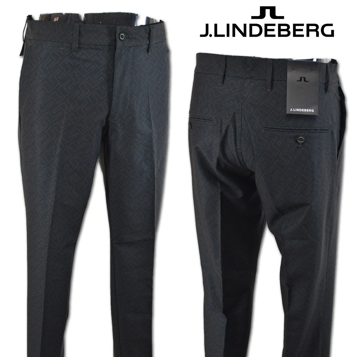 J.リンドバーグ パンツ メンズ 春夏用 黒 W80 W84 W88 071-77910-19【 あす楽 送料無料 】 [ J.LINDEBERG Jリンドバーグ ストレッチ ジェイリンドバーグ ゴルフ ウェア ゴルフウェア ギフト プ…