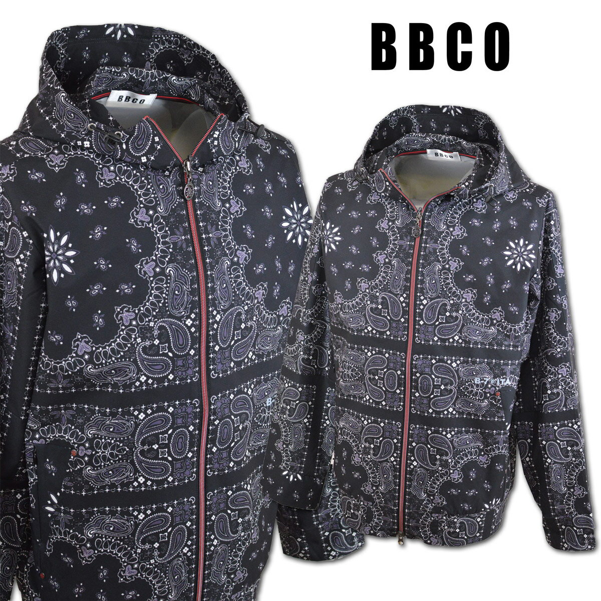 BBCO ビビコ ブルゾン メンズ 春夏用 黒 L 21-3104-01s-05【 あす楽 送料無料 】 [ BBCO 長袖 ブルゾン 大きいサイズ ゴルフ かっこいい おしゃれ ゆったり プレゼント ギフト セール アウトレット アウター ]