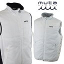 muta MARINE GOLF ベストブルゾン メンズ 秋冬用 グレー 白 M L LL mmmk443272【 あす楽 送料無料 】[ ムータ MARINE...