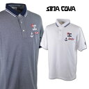 シナコバ 半袖ポロシャツ メンズ 春夏用 白 紺 M L LL 23150540【 あす楽 送料無料 】[ SINACOVA 半袖 ポロシャツ ポロ 吸汗速乾シ...