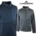 J.リンドバーグ プルオーバー メンズ 秋冬用 グレー 紺 M L 071-32911-98【 あす楽 送料無料 】 [ J.LINDEBERG Jリンドバーグ...
