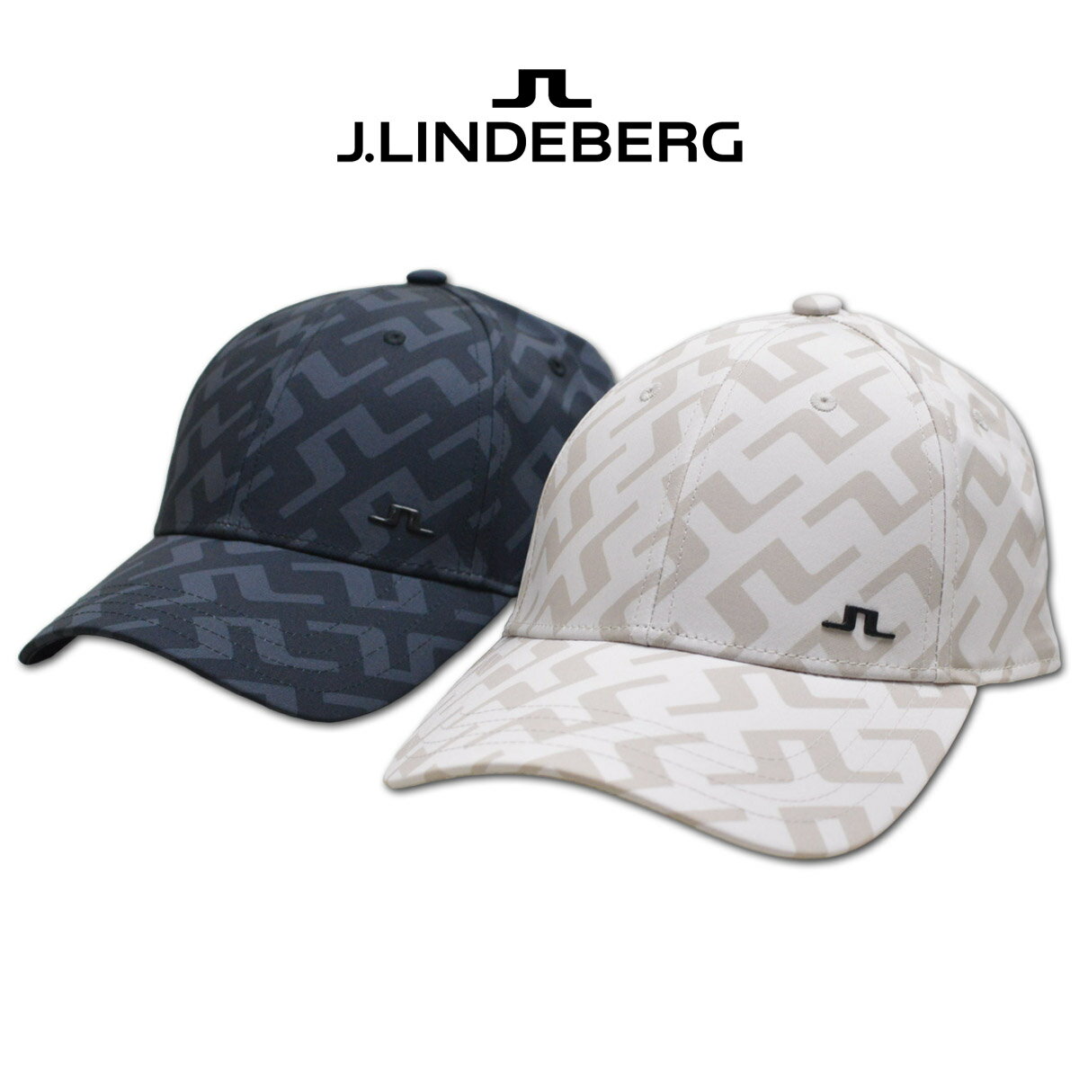 J.リンドバーグ キャップ帽子 メンズ 黒 ベージュ 073-52833【 あす楽 送料無料 】 [ ゴルフウェア golf ゴルフ J.LINDEBERG ジェイリンドバーグ ゴルフ キャップ 帽子 カーブキャップ かっこいい おしゃれ 新作 Jリンドバーグ 高級 レア ]