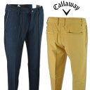 キャロウェイ パンツ メンズ 秋冬用 紺 ベージュ M L LL c24226103【 あす楽 送料無料 】 [ callaway ゴルフウェア ゴルフ gol...