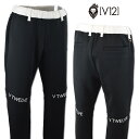 V12 パンツ メンズ 秋冬用 黒 M L v122420pn05【 あす楽 送料無料 】[ ヴィトゥエルヴ SW PANTS ストレッチ ギフト かっこいい ...
