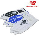 ニューバランス グローブ メンズ レディース 白 黒 ブルー M L LL 012-5985001【 あす楽 】[ new balance 片手用 左手 右利き...