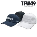 TFW49 キャップ帽子 メンズ 白 黒 紺 t132420012【 あす楽 送料無料 】 [ TTFW49 5PANEL CAP ゴルフウェア golf ゴル...