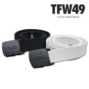 TFW49 ベルト メンズ 白 黒 t132510001【 あす楽 送料無料 】 [ ゴルフ ウェア ゴルフウェア RUBBER BELT junhashimo...