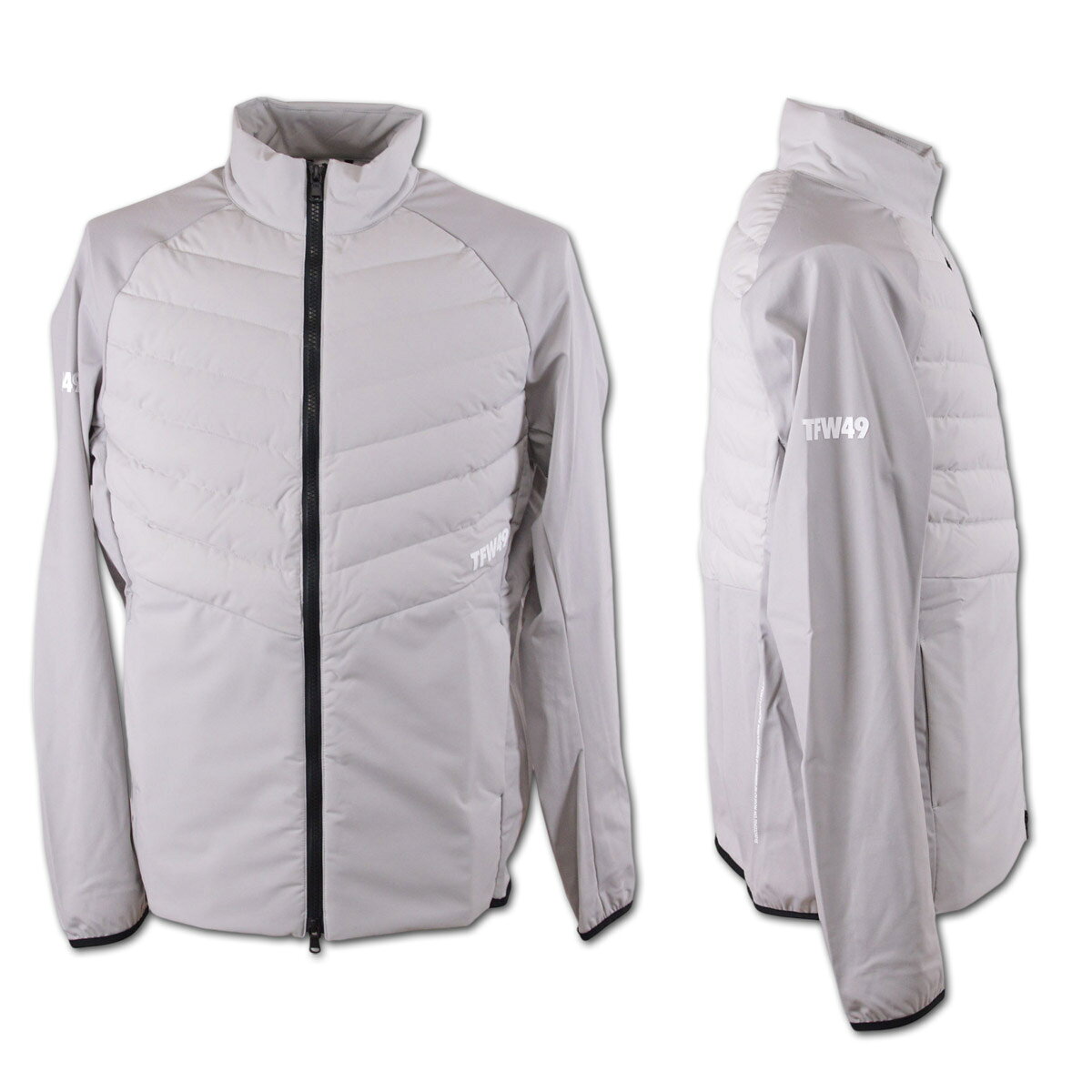 TFW49 ブルゾン メンズ 秋冬用 グレー M L t042320015【 あす楽 送料無料 】 [ ゴルフ ウェア ゴルフウェア ダウンジャケット ストレッチ junhashimoto ジュンハシモト SHIELD WARMER BLOUSON 新作 ギフト プレゼント 防寒 ダウン アウター 冬 ]